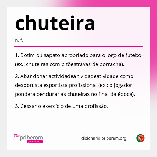 Significado de chuteira