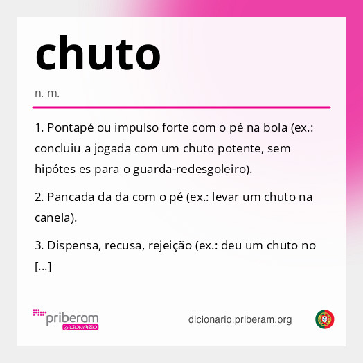 Significado de chuto