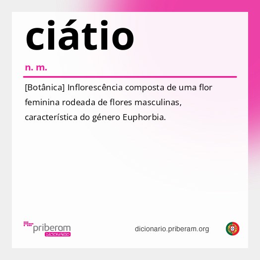 Significado de ciátio