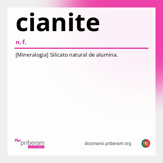 Significado de cianite