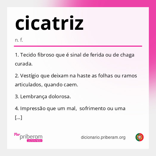Significado de cicatriz
