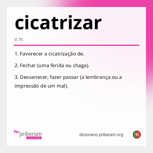 Significado de cicatrizar