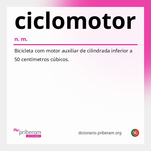 Significado de ciclomotor