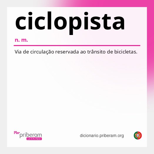 Significado de ciclopista