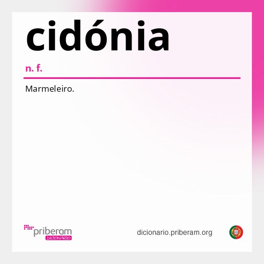 Significado de cidónia