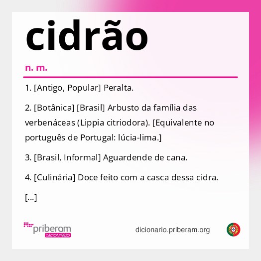 Significado de cidrão