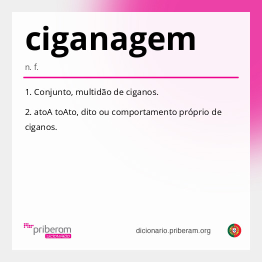 Significado de ciganagem