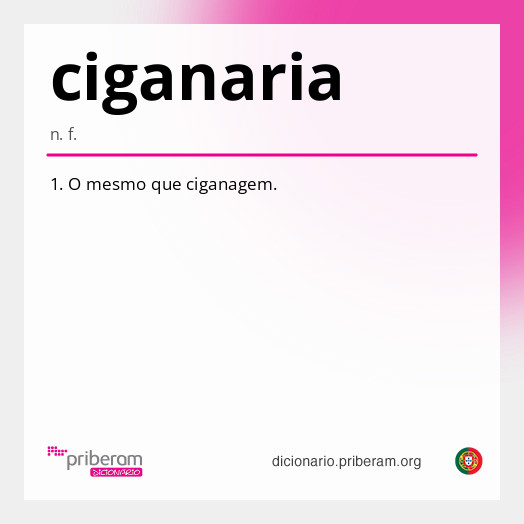 Significado de ciganaria