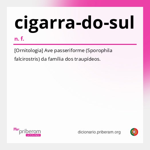 Significado de cigarra-do-sul