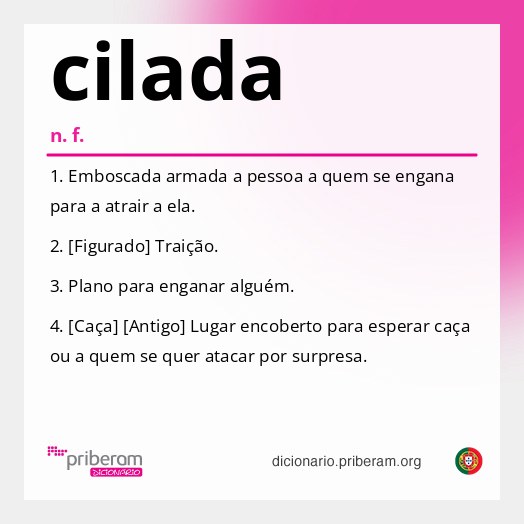 Significado de cilada