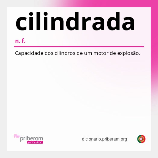 Significado de cilindrada