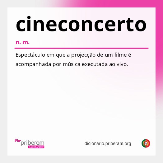 Significado de cineconcerto