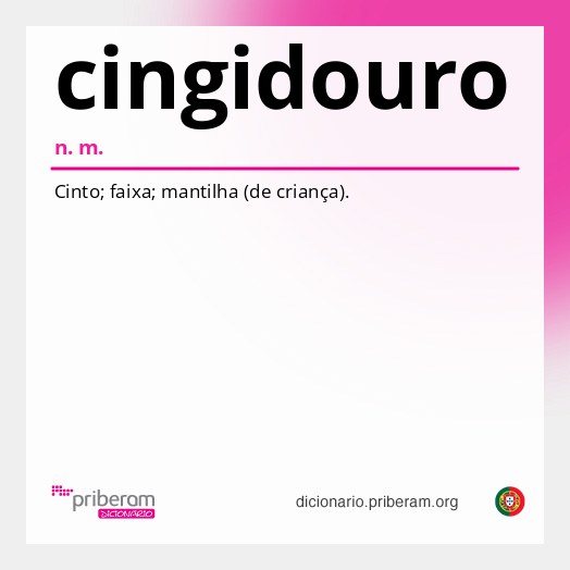 Significado de cingidouro
