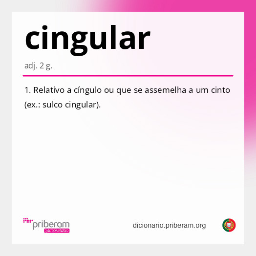 Significado de cingular