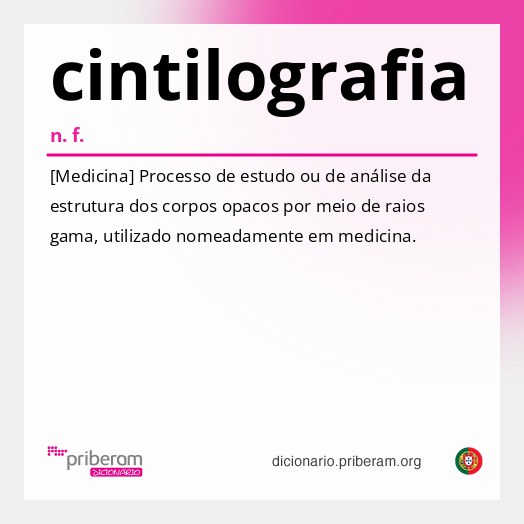 Significado de cintilografia