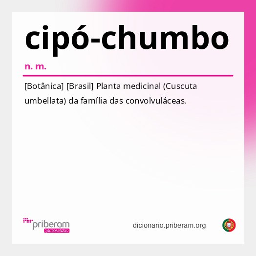 Significado de cipó-chumbo