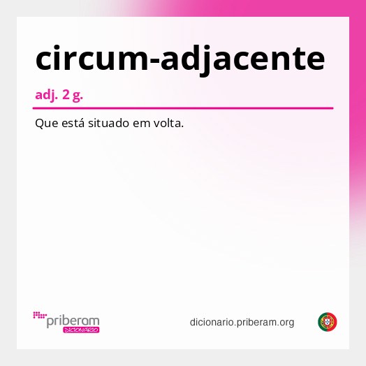 Significado de circum-adjacente