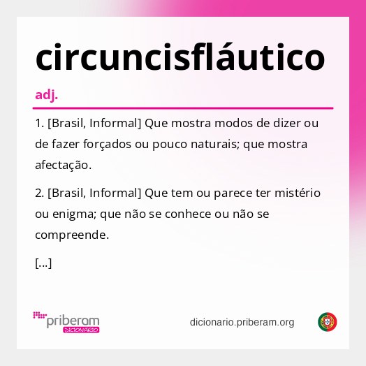 Significado de circuncisfláutico