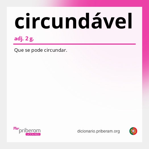Significado de circundável