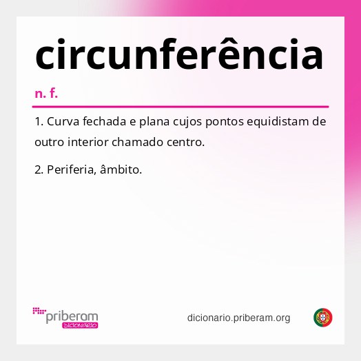 Significado de circunferência