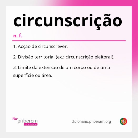 Significado de circunscrição