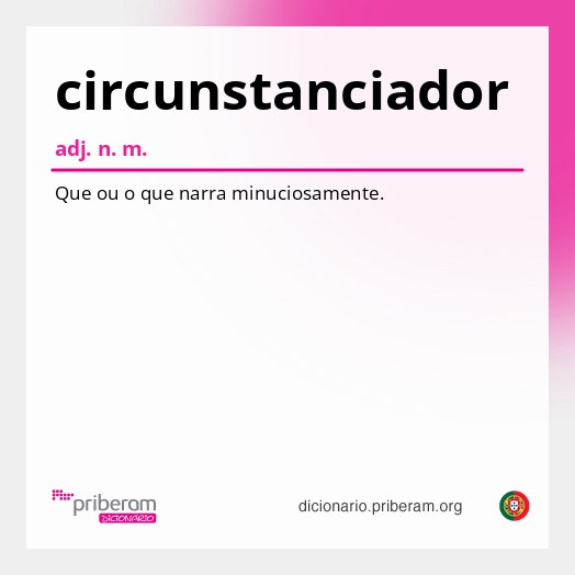 Significado de circunstanciador