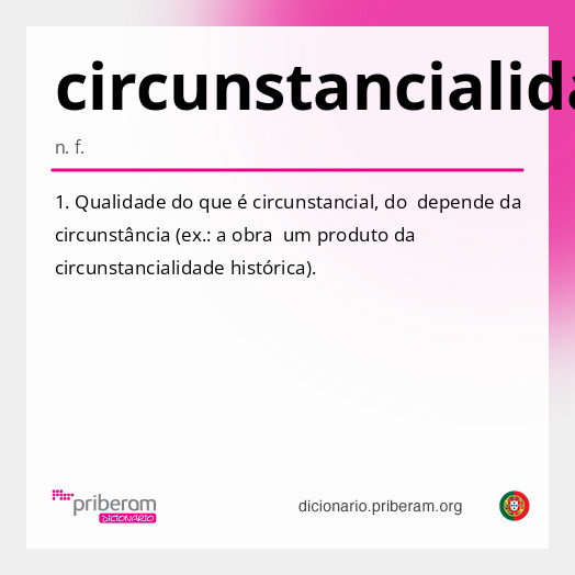 Significado de circunstancialidade