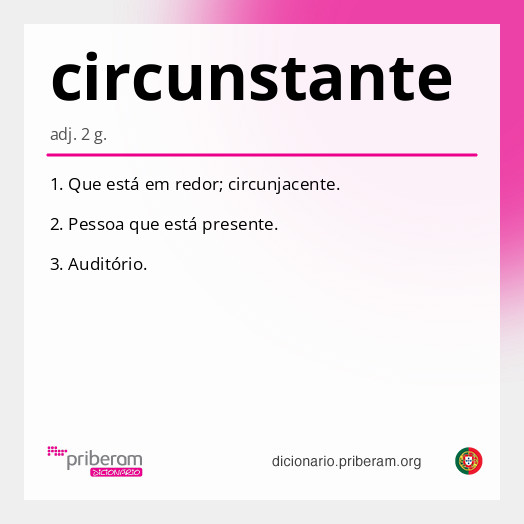 Significado de circunstante