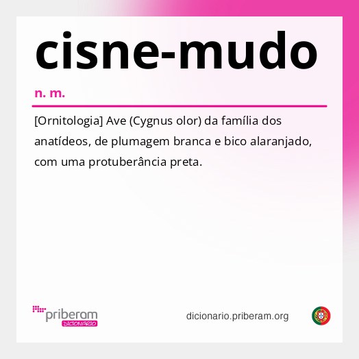 Significado de cisne-mudo