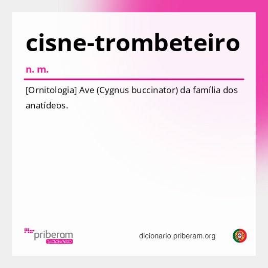 Significado de cisne-trombeteiro
