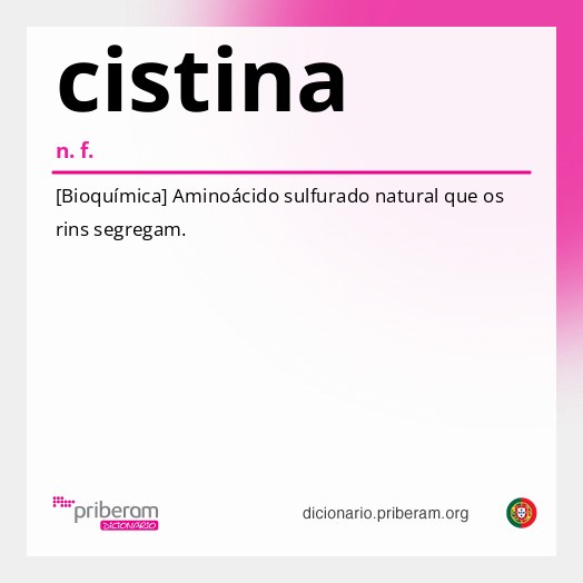Significado de cistina