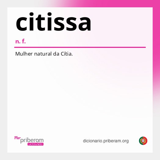 Significado de citissa