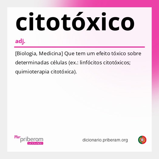 Significado de citotóxico