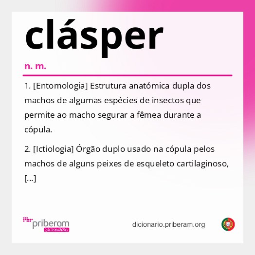 Significado de clásper