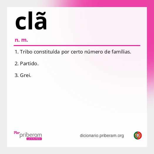 Significado de clã
