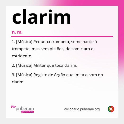 Significado de clarim