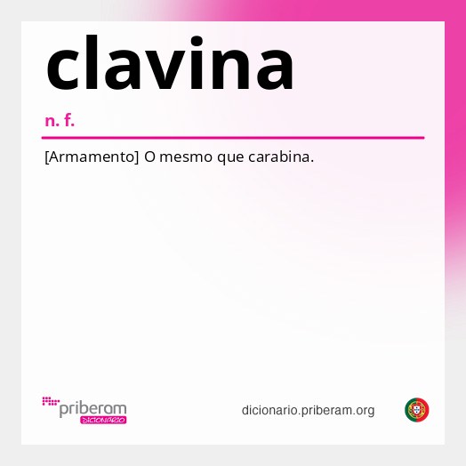 Significado de clavina