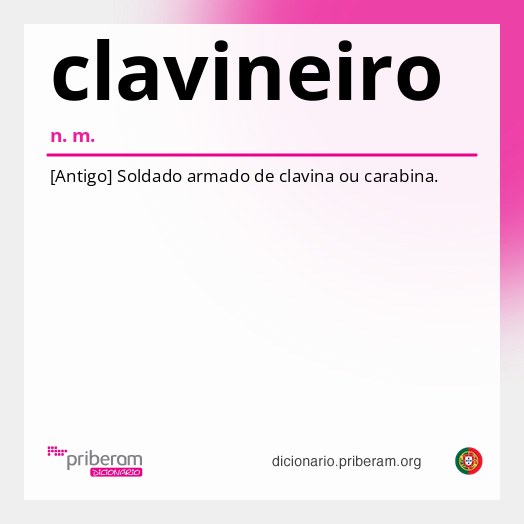 Significado de clavineiro