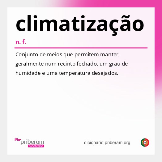 Significado de climatização