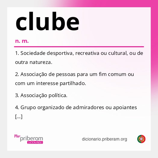 Significado de clube