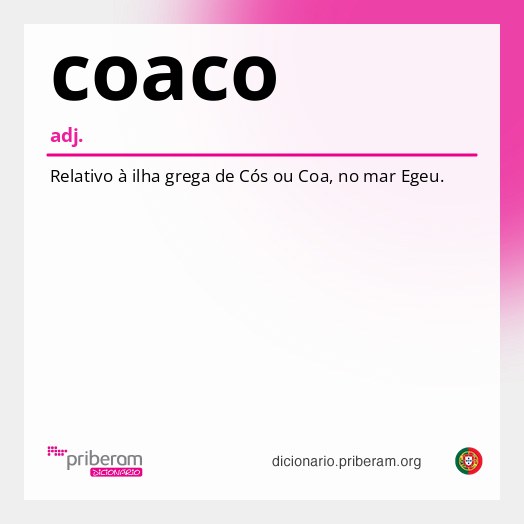 Significado de coaco