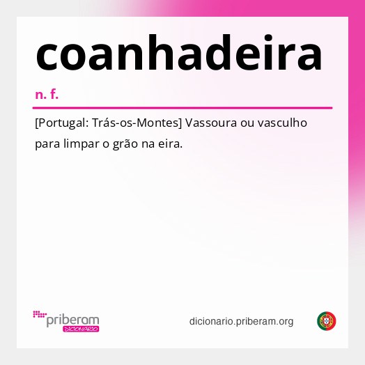 Significado de coanhadeira