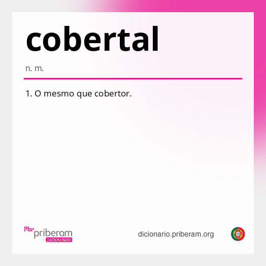 Significado de cobertal