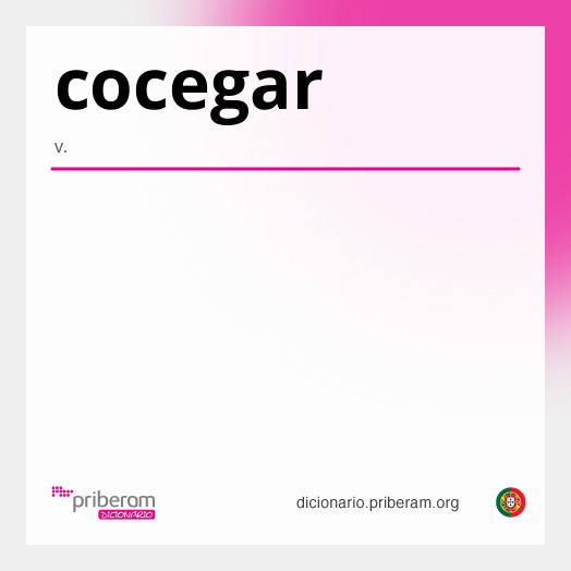 Significado de cocegar