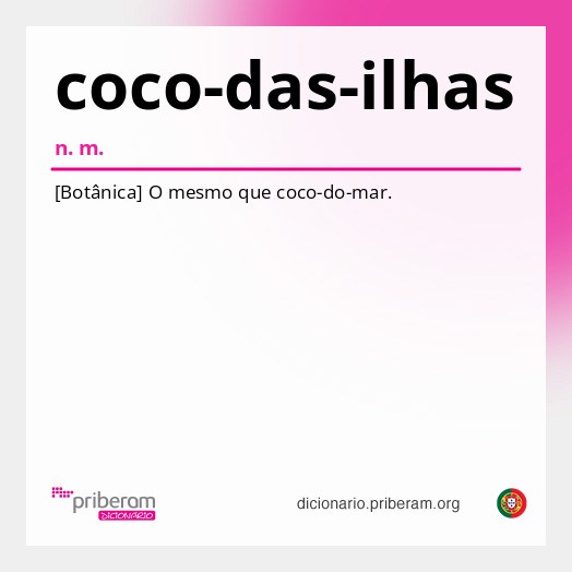 Significado de coco-das-ilhas