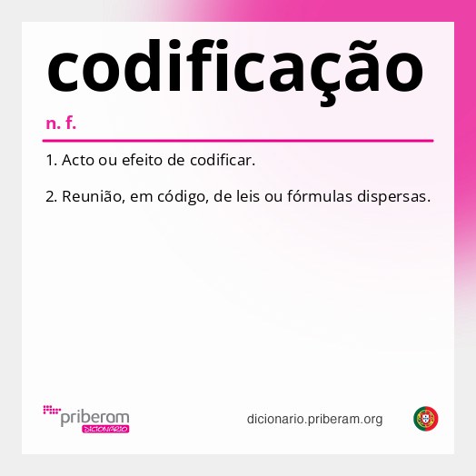 Significado de codificação