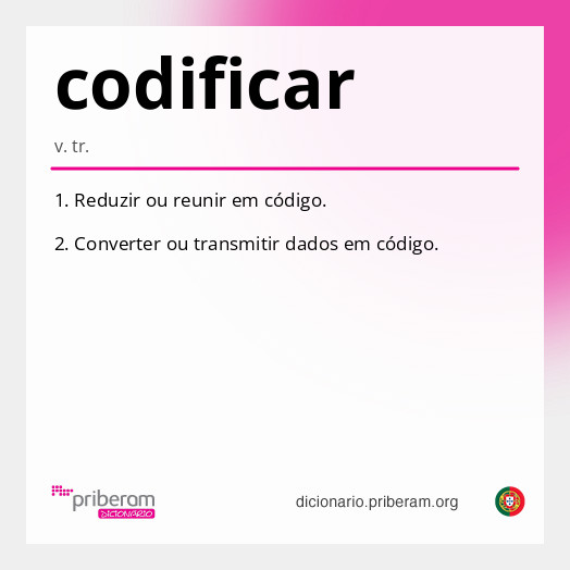 Significado de codificar