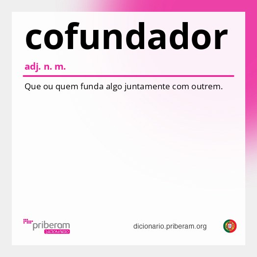 Significado de cofundador