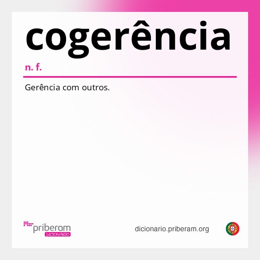 Significado de cogerência