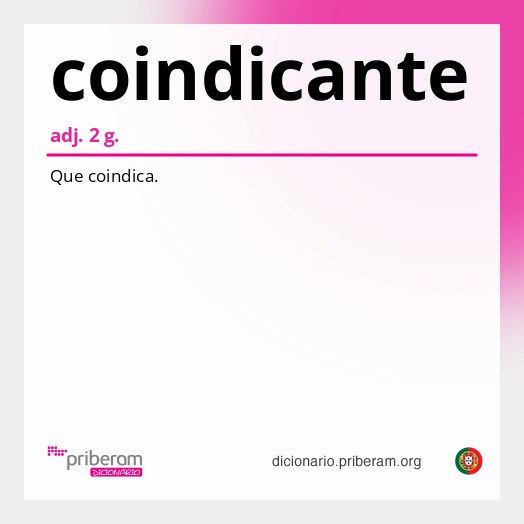 Significado de coindicante